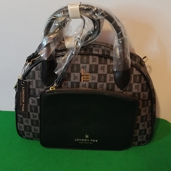 Black London Fog Bowler Satchel - Picture 3 of 11